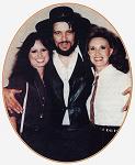 A favorite photograph with Jessi Colter and Waylon Jennings